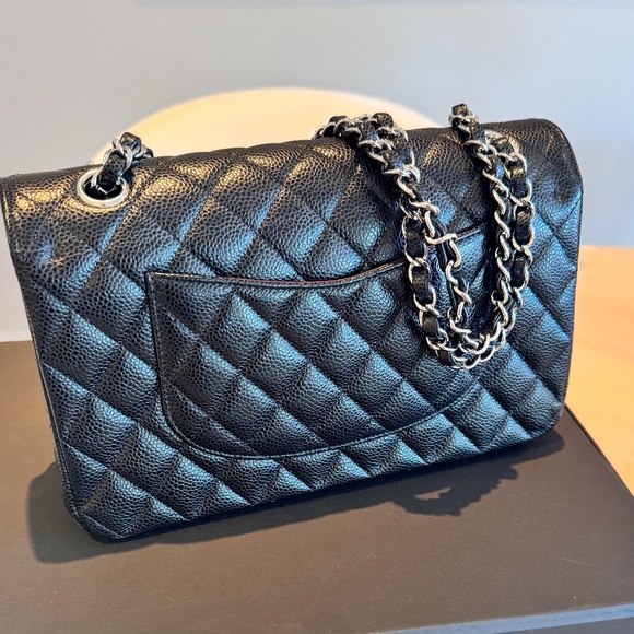 Chanel classic double flap bag SHW caviar - Picture 3 of 16